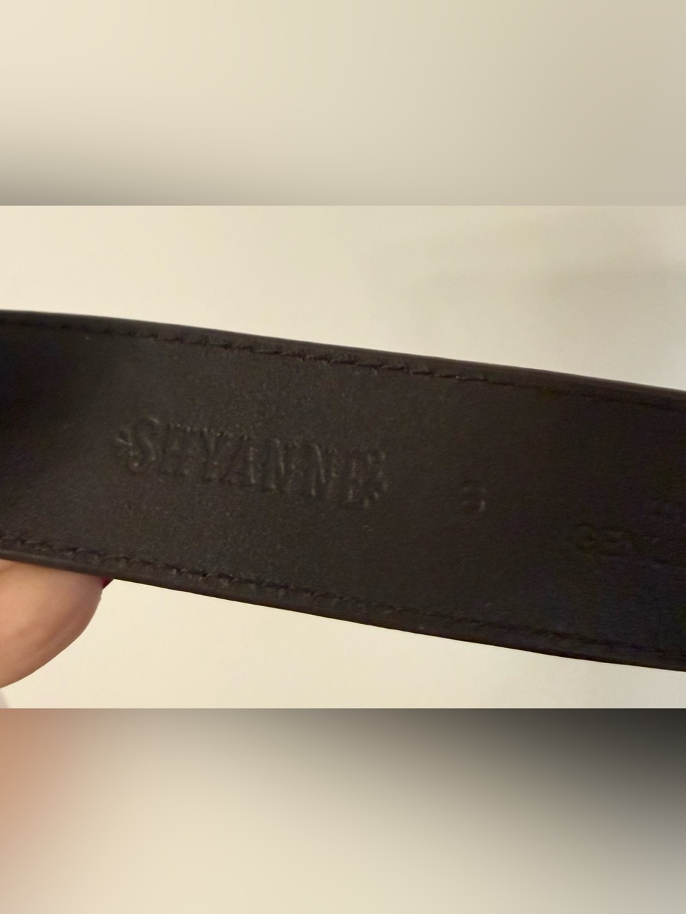 Shyanne Tooled Brown Genuine Leather Buckle Belt with Turquoise Inlay Western - Picture 3 of 7